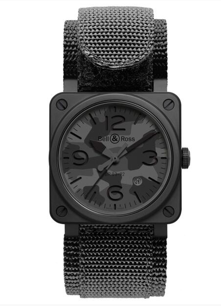Best Bell & Ross Replica BR 03-92 BLACK CAMO BR0392-CAMO-CE/SRB watch